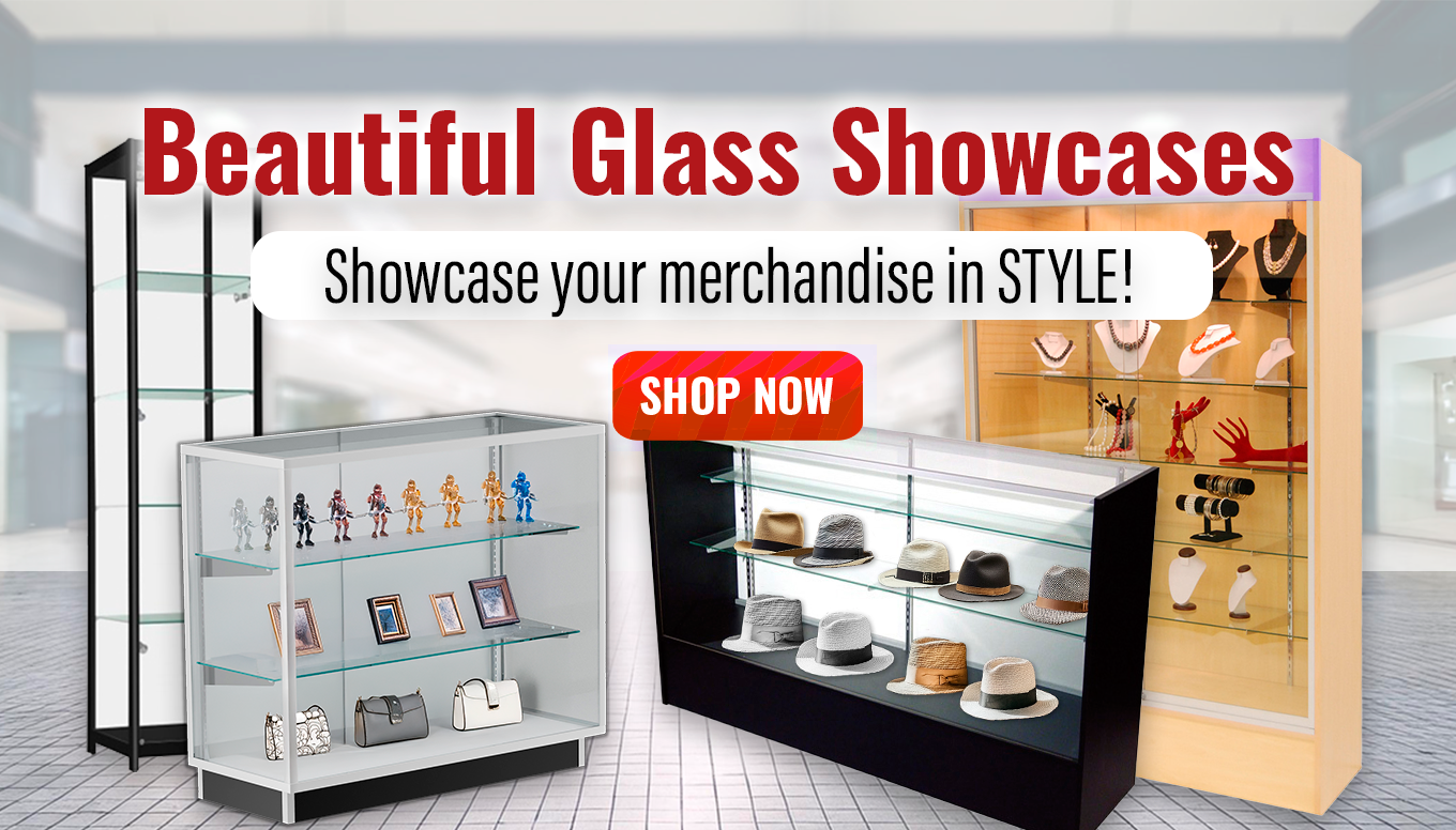 Beautiful Glass Showcases - Click for Callback